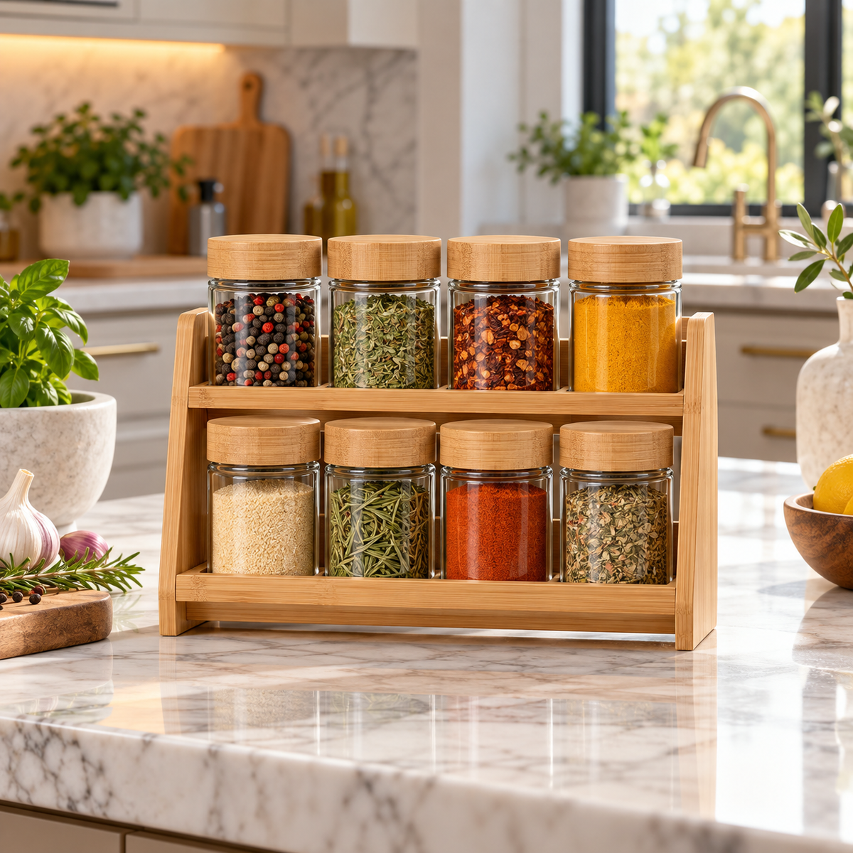 Tabitili™ SpiceView Tiered Cabinet Organizer
