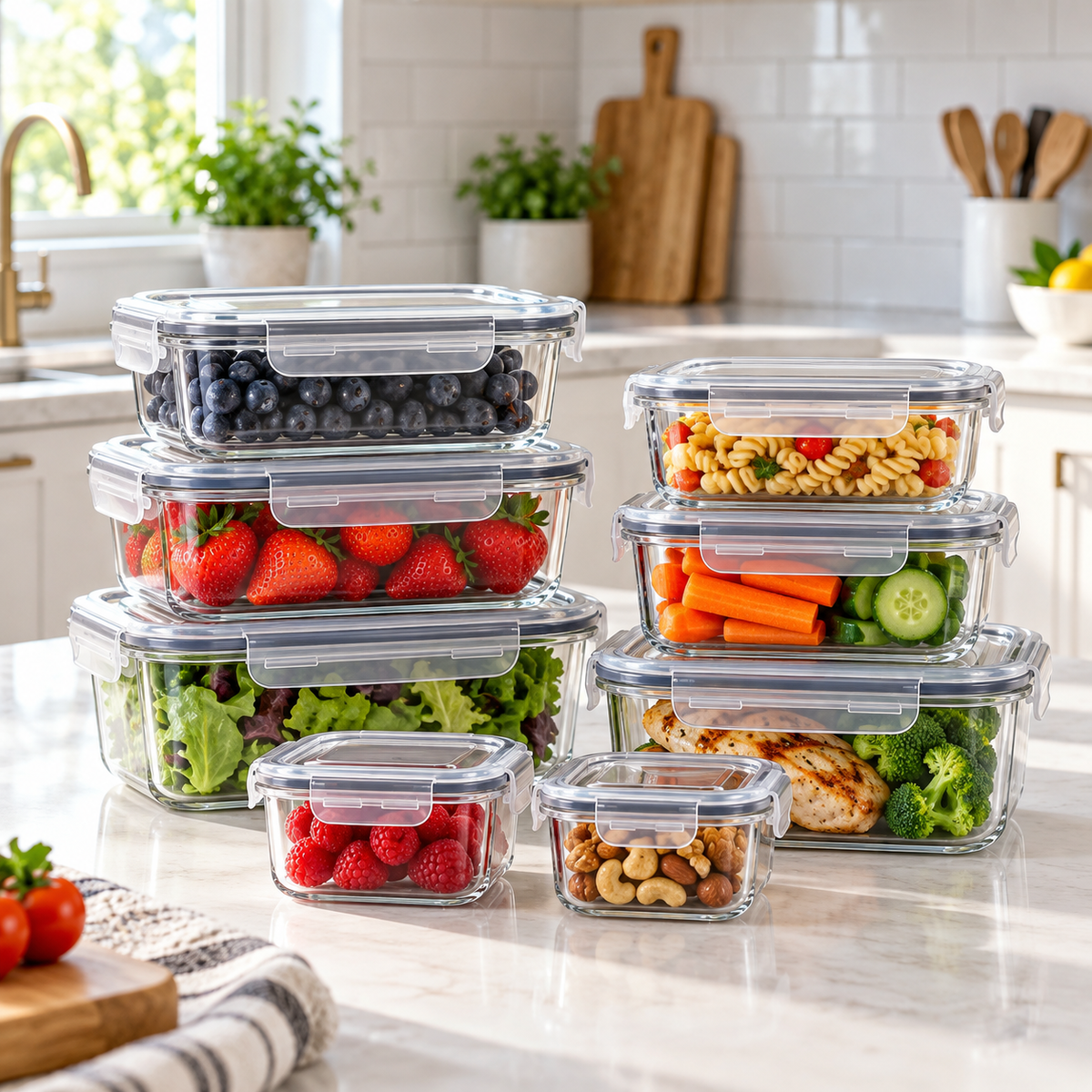 Tabitili™ FreshNest Modular Food Storage Container Set