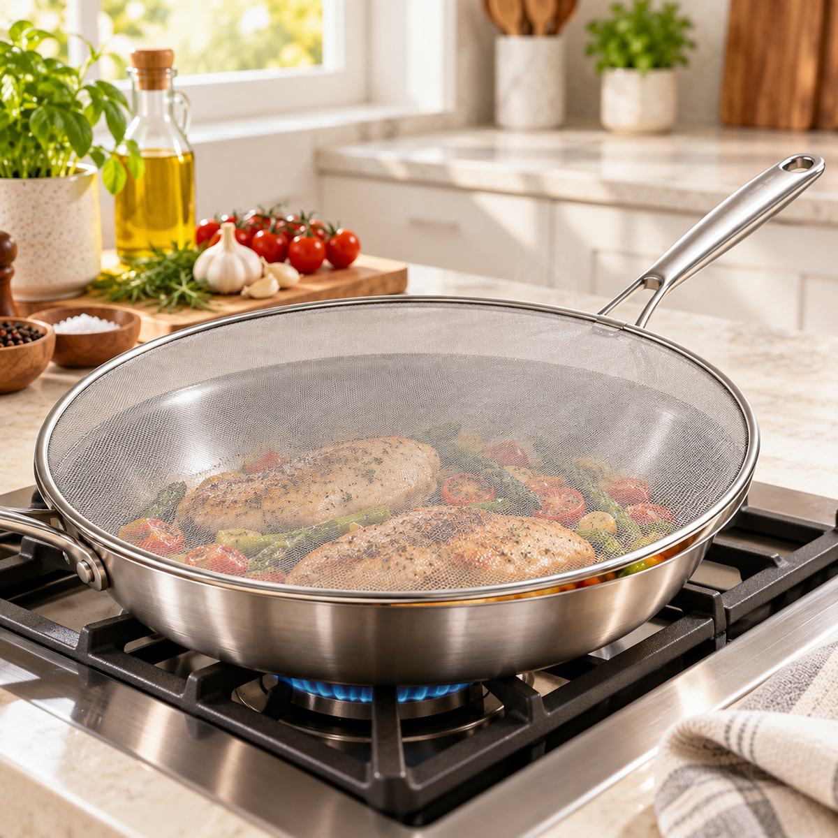 Tabitili™ SteamGuard Pan Splatter Screen